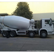 HOWO 8X4 manual control 12 cubic meters concrete mixer truck price concrete mixer truck